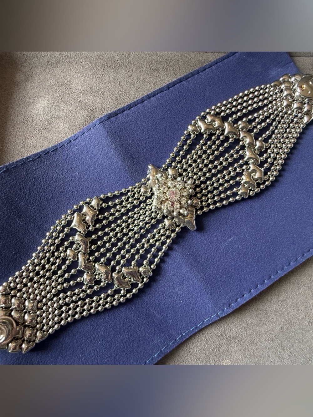 SG LIQUID META  BRACELET WITH SWAROVSKI CRYSTALS BY SERGIO GUTIERREZ